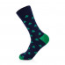 Socks men's AmiGO F02 classical, shamrock, black, size 25