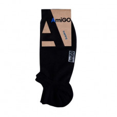 Socks men's AmiGO Training F07, black grid, size 25