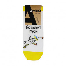 Socks men's AmiGO short Fighting geese, size 25