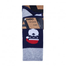 Socks men's AmiGO New Year's, 2 couples, size 29