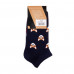 Socks men's AmiGO sport, blue with a corgi, size 27