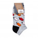 Socks men's AmiGO sports, gray ice cream, size 25 (F04)