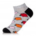 Socks men's AmiGO sports, gray ice cream, size 25 (F04)