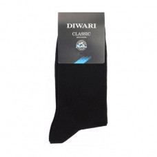 Socks men's DIWARI Classic Cool Effect 7S-23SP 000 classical, graphite, size 29