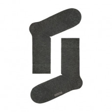 Socks men's DIWARI Comfort 15S-66SP 000 warm, with cashmere, dark gray, size 25