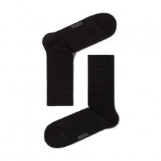 Socks men's DIWARI Comfort 6S-18SP 000 with terry foot, black, size 27
