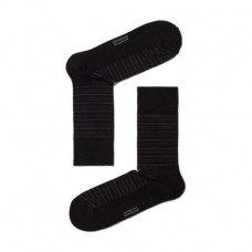 Socks men's DIWARI Comfort 6S-18SP 012 with terry foot, black, size 25