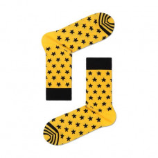 Socks men's Diwari Happy 20S-37SP 137 yellow, size 27
