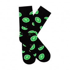 Socks men's Duna 2172 high, black, size 27-29
