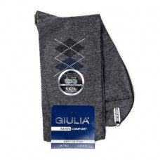 Socks men's GIULIA COMFORT MELANGE-01 calzino gray melange of river 41-42