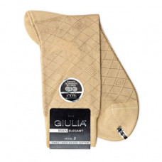 Socks men's GIULIA ELEGANT 203 Calzino beige of river 41-42