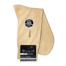 Socks men's GIULIA ELEGANT 205 Calzino beige of river 43-44