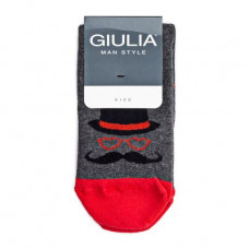 Socks men's GIULIA MSL-025 MELANGE calzino dark gray melange of river 39-42