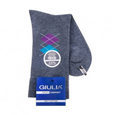 Socks men's Giulia Man Comfort Melange 01, Dark Grey Melange, size 39-40