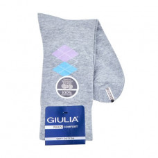 Socks men's Giulia Man Comfort Melange 01, Light Grey Melange, size 41-42