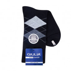Socks men's Giulia Man Comfort Melange 02, Black, size 41-42