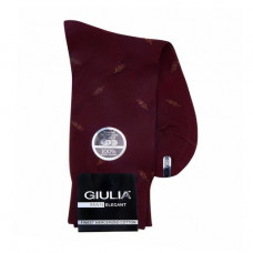 Socks men's Giulia Man Elegant Model 306, Dark Bordo, size 43-44