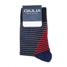 Socks men's Giulia Man Style MS3C-008 (MSL-008 Calzino) Red, size 39-42