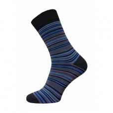 Socks men's Brest Classic 2122 022 classical, black - bright blue, size 29