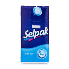 Nasal kerchiefs of Selpak 4kh-layer, white, 10 pieces