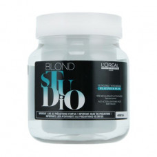 The decolouring paste for hair of L'Oreal Professionnel Blond Studio Platinium Plus for clarification of dark bases up to 7 tones, 500 g