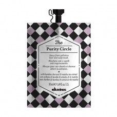 Cleaning a detox mask for hair and head skin of Davines The Circle Chronicles The Purity Circle, 50 ml
