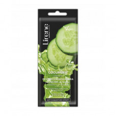 The cleaning clay Lirene Cucumber Lemonade Cleansing Clay Face Mask face pack, for oily and problem skin, 7 ml
