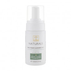 Cleansing foam for washing 3 in 1 BIOselect Naturals Face Foam Cleanser, 100 ml