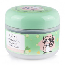 The cleaning bubble oxygen Leixu Little Raccoon Cucumber Bubble Mask face pack with extract of a cucumber, 100 g