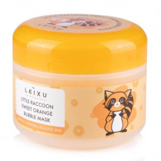 The cleaning bubble oxygen Leixu Little Raccoon Sweet Orange Bubble Mask face pack with vitamin C, 100 g