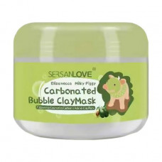 The cleaning bubble oxygen Sersanlove Piglet Avocado Bubble Cleansing Mud Mask face pack with extract of avocado, 100 g