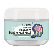 The cleaning bubble oxygen Sersanlove Piglet Blueberry Bubble Cleansing Mud Mask face pack with extract of bilberry, 100 g