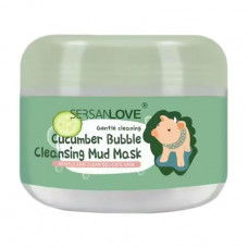 The cleaning bubble oxygen Sersanlove Piglet Cucumber Bubble Cleansing Mud Mask face pack with extract of a cucumber, 100 g