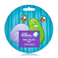 The cleaning napkin for the person Just Kawaii Snail Peeling Pad with mutsiny snails, 5 g