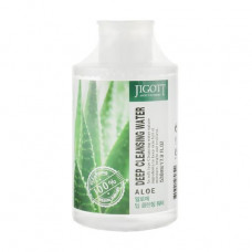 The cleaning water for the person Jigott Aloe Deep Cleansing Water of Aloe, 530 ml