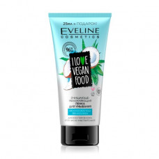 Ochishchayushche-uvlazhnyayushchaya a skin for washing of Eveline Cosmetics I Love Vegan Food all-type skin, 150 ml