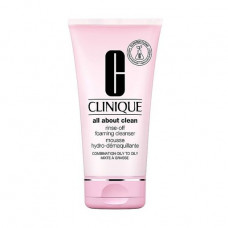 The cleaning mousse for washing of Clinique All About Clean Rinse-Off Foaming Cleanser, 150 ml