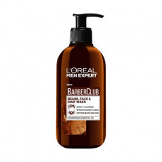 The cleaning hair, beard and person L'Oreal Paris Men Expert Barber Club 3 shampoo in 1, 200 ml