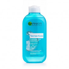 The cleaning tonic for the person Garnier Skin Naturals Pure leather, against black dots, 200 ml