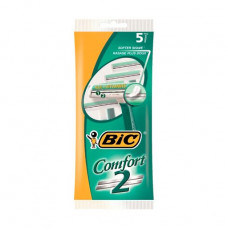 Disposable BIC Comfort 2 razors men's, 5 pieces
