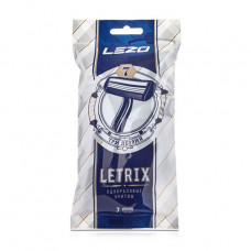 Disposable LEZO Letrix razors unisex 3 edges, 7 pieces