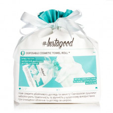 Disposable cosmetic towels in a roll of Instagood Disposable Cosmetic Towel Roll, 1 roll