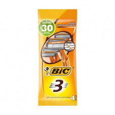 The men's BIC disposable razors, for sensitive skin, 4 pieces