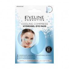 The cooling hydrogel patches under eyes of Eveline Cosmetics Cooling Compress Hydrogel Eye Pads, 2 pieces