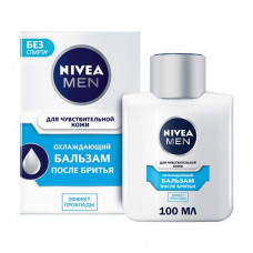 The cooling after shave balm Nivea Men Effect of a Cool, for sensitive skin, men's, 100 ml