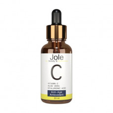 The rejuvenating serum for the person Jole Vitamin C Serum with hyaluronic acid and vitamin C, 30 ml