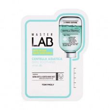The rejuvenating fabric Tony Moly Master Lab Centella Asiatica Mask face pack from tsentelly, 19 g