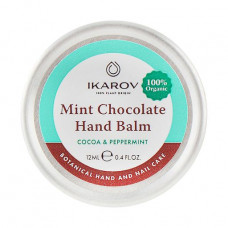 Organic Ikarov hand balm Myatny chocolate, with butter of cocoa and mint, 12 ml