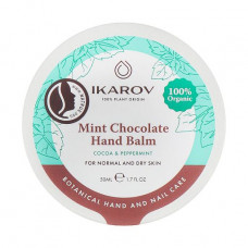 Organic Ikarov hand balm Myatny chocolate, with butter of cocoa and mint, 50 ml