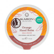 Organic Ikarov hand balm with shea butter and orange, 50 ml